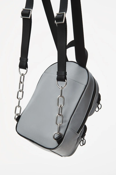 Shop Alexander Wang Attica Nylon Sport Backpack In Reflective Silver