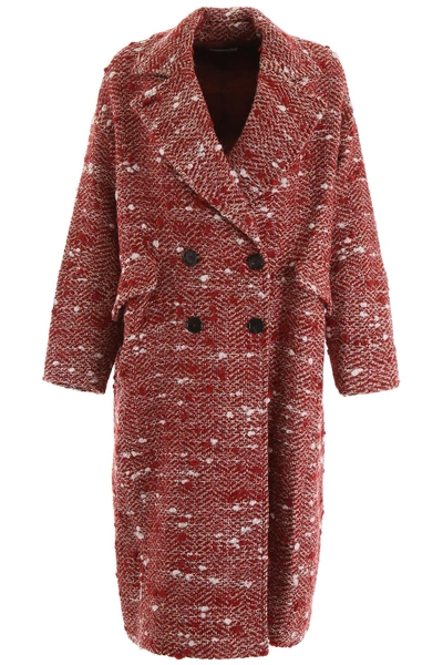 Shop Ulla Johnson Harden Coat In Burgundy (red)