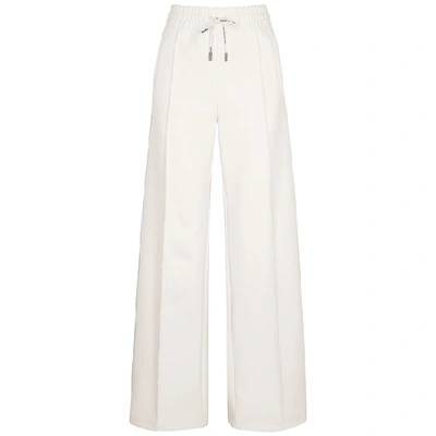 Shop Off-white Ivory Striped Neoprene Sweatpants In White