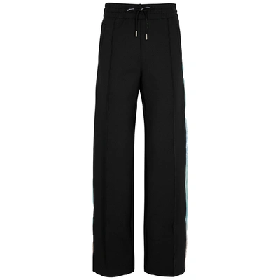Shop Off-white Black Striped Neoprene Sweatpants