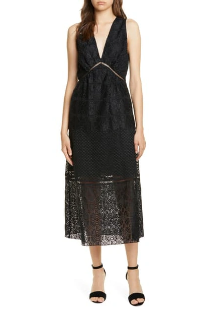Shop Joie Ardal Lace Dress In Caviar