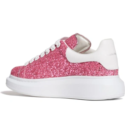 Shop Alexander Mcqueen Sneaker In Pink Glitter