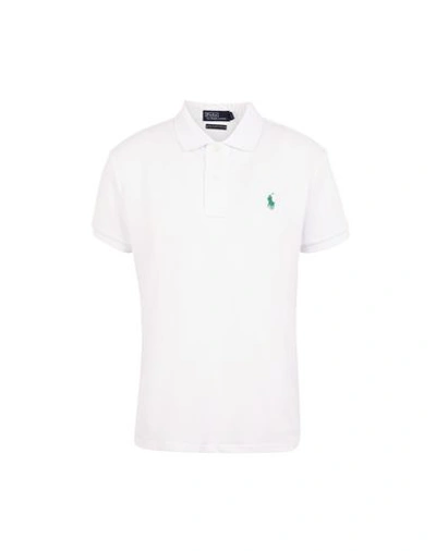 Shop Polo Ralph Lauren Polo Shirt In White
