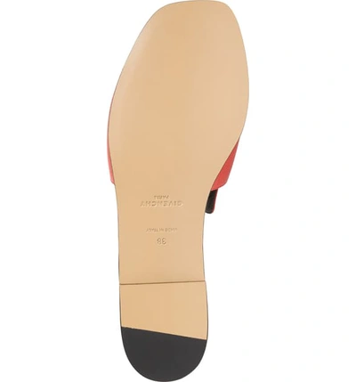 Shop Givenchy 4g Logo Slide Sandal In Red