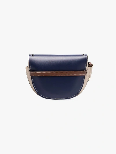 Shop Loewe Blue Gate Small Shoulder Bag