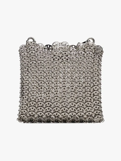 Shop Rabanne Paco  Metallic 1969 Iconic Chain Shoulder Bag