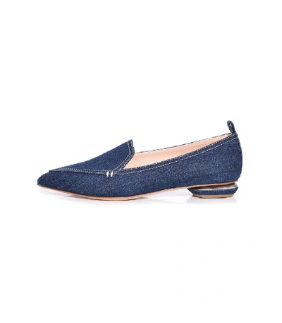 Shop Nicholas Kirkwood Beya Loafer In Dark Blue