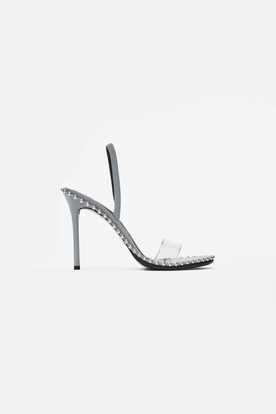 Shop Alexander Wang Nova Sandal In Silver