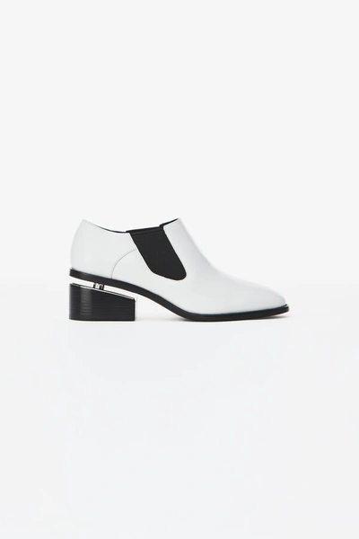 Shop Alexander Wang Jae Ankle Boot In Optic White
