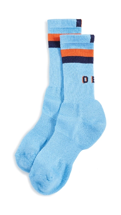 Shop Kule The Oboy Socks In Blue