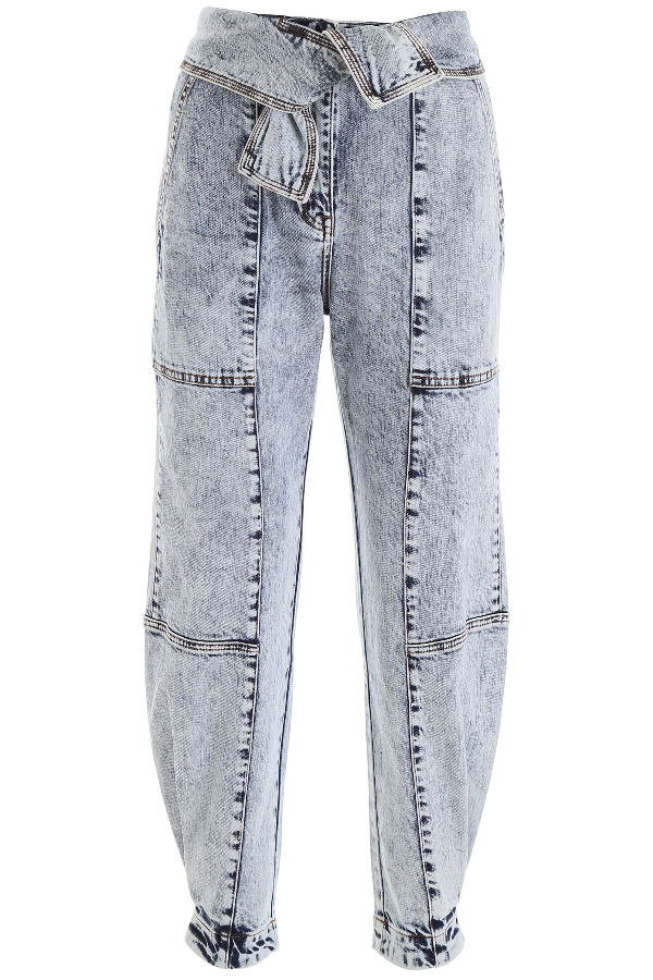 ulla johnson acid wash jeans