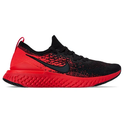 Nike Epic React Flyknit 2 Men's Running Shoe In Black/red | ModeSens