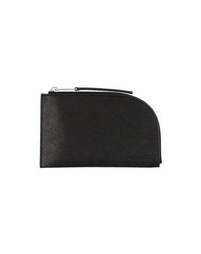Shop Rick Owens Wallet In Black