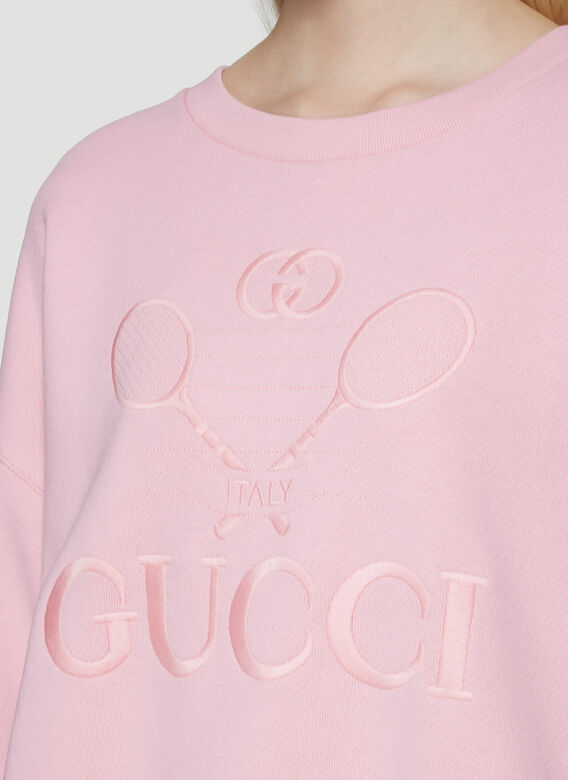 gucci pink tennis sweatshirt,Quality assurance,protein-burger.com