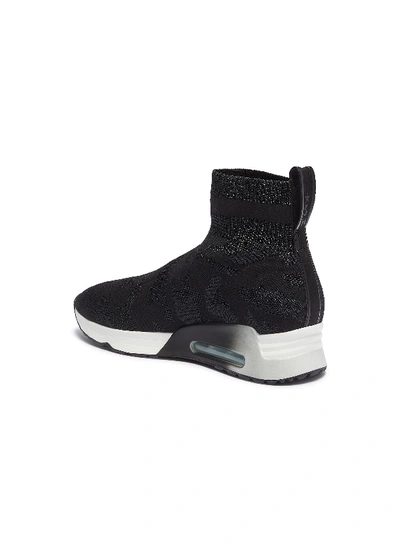 Shop Ash 'lulu' Camouflage Sock Knit High Top Sneakers