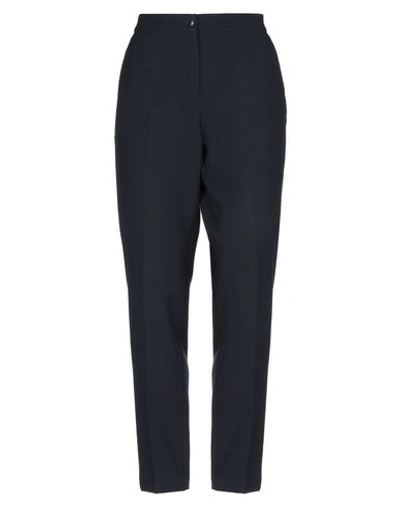 Shop Armani Jeans Casual Pants In Dark Blue