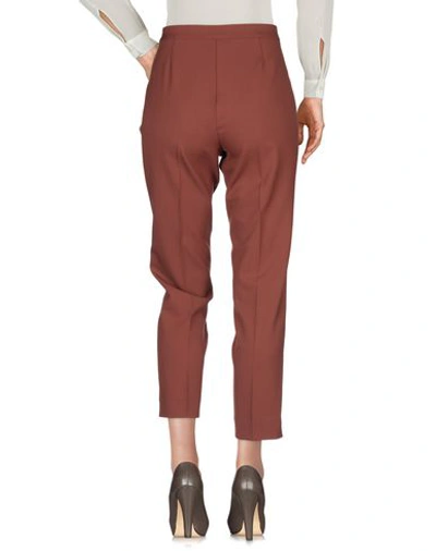 Shop Beatrice B Casual Pants In Brown