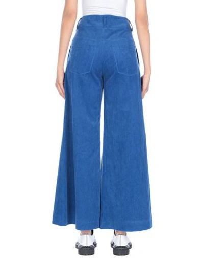 Shop Daniela Pancheri Casual Pants In Azure