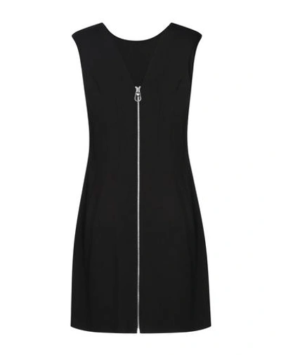 Shop Versace Short Dress In Black