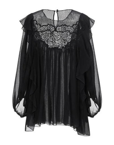 Shop Chloé Blouses In Black