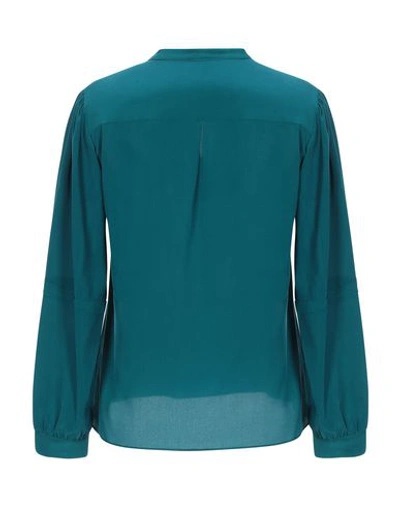 Semicouture Blouse In Deep Jade