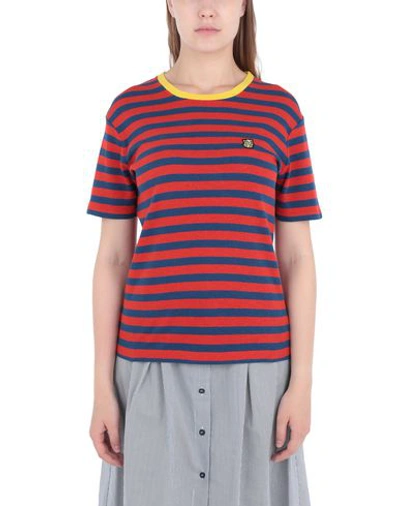 Shop Ps By Paul Smith T-shirts In Red