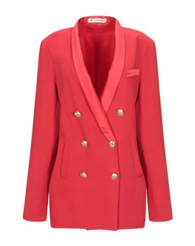 Shop Mangano Suit Jackets In Red