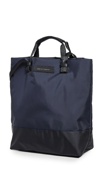 Shop Want Les Essentiels De La Vie Dayton Nylon Shopper Tote In Navy/black