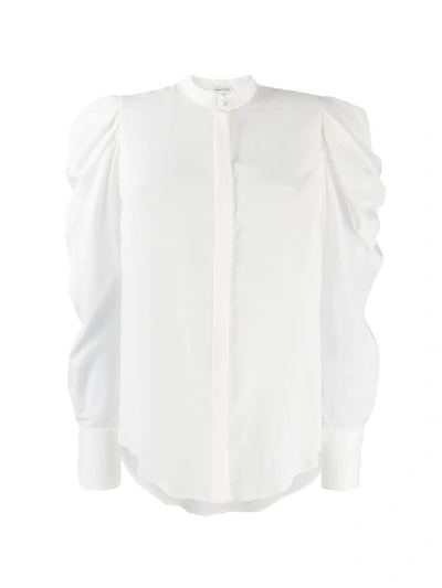 Shop Alexander Mcqueen Long Puffed Sleeve Shirt In White