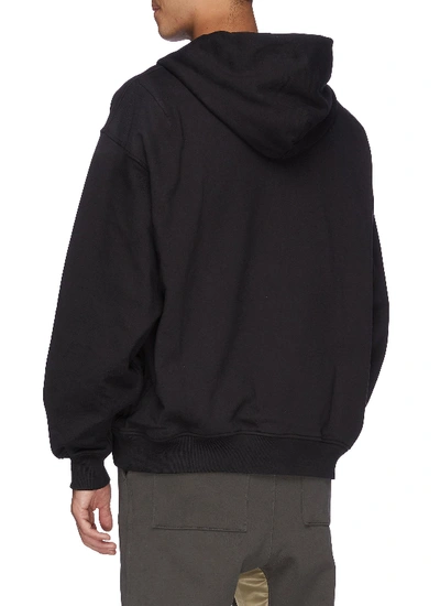 Shop Fear Of God Cropped Henley Hoodie