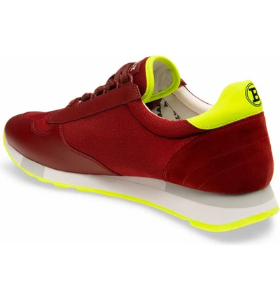 Shop Bally Gavino Low Top Sneaker In Ball Red
