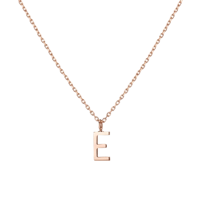 Shop Aurate Mini Gold Letter Charm Pendant In Gold/ Pink