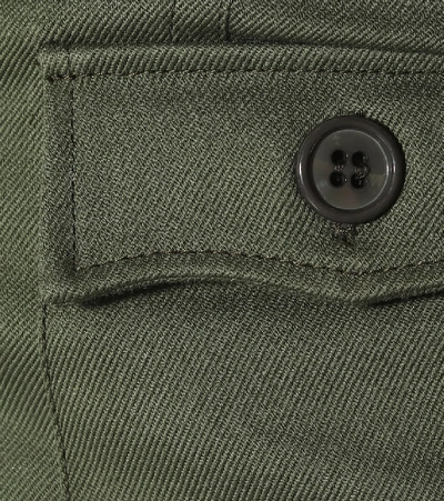 Shop Miu Miu Cotton Corset Belt In Green