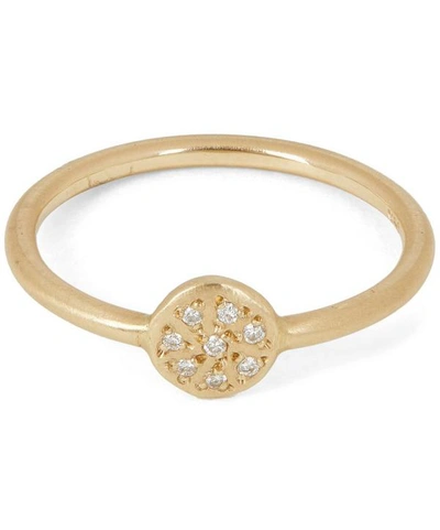 Shop Brooke Gregson Gold Mini Mars Diamond Ring
