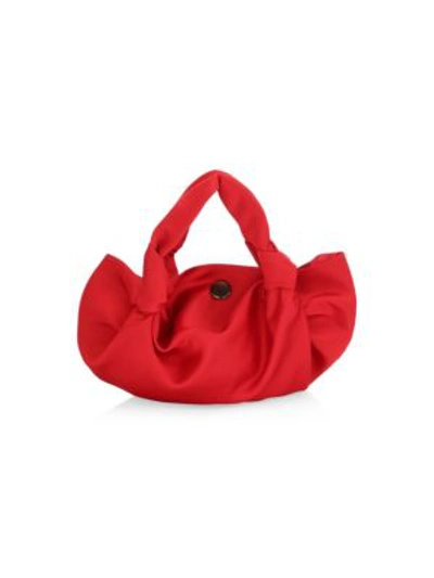 Shop The Row Women's Ascot Velvet Hobo Bag In Ruby Red