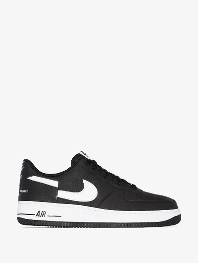 Shop Nike Black X Comme Des Garçons X Supreme Air Force 1 Sneakers In 101 - Black
