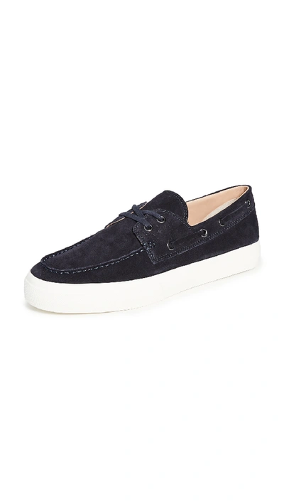 Shop Vince Ferry Loafers In Coastal