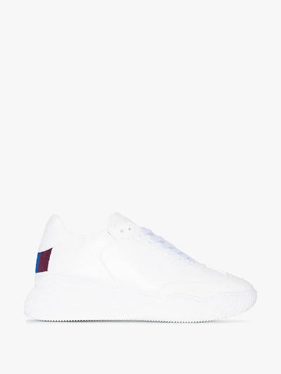 Shop Stella Mccartney Loop Chunky Low Top Sneakers - Women's - Rubber/cotton/polyurethane/polyester In White