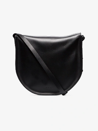 Shop Aesther Ekme Black Saddle Hobo Leather Bag