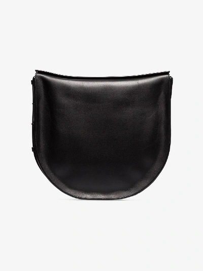 Shop Aesther Ekme Black Saddle Hobo Leather Bag