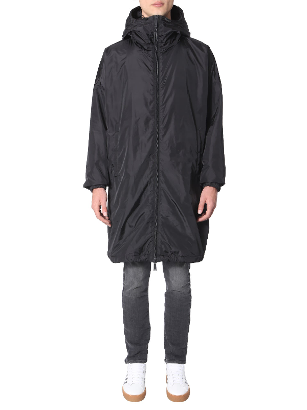 Dsquared2 Parka With Zip And Hood In Nero | ModeSens