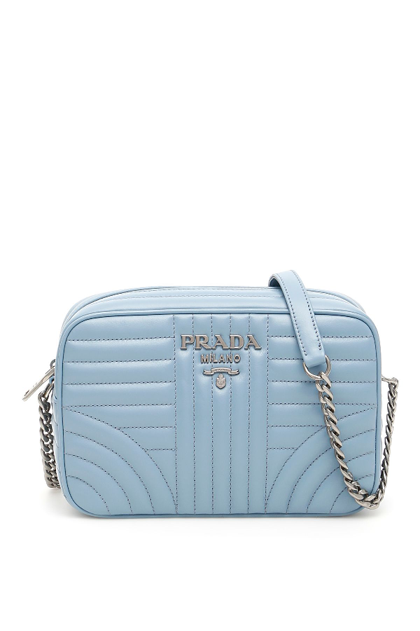 light blue prada purse
