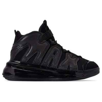 Shop Nike Men's Air More Uptempo 720 1 Basketball Shoes In Black