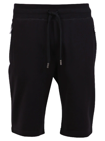 Shop Dolce & Gabbana Branded Shorts In Black
