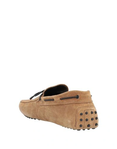 Shop Tod's Loafers In Sand