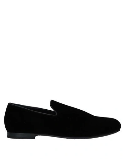 Shop Jimmy Choo Loafers In Black
