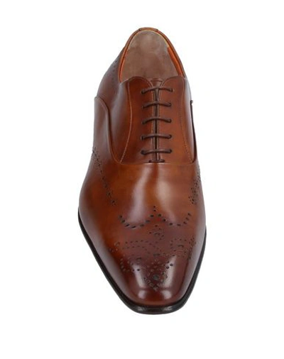 Santoni Lace-up Shoes In Brown