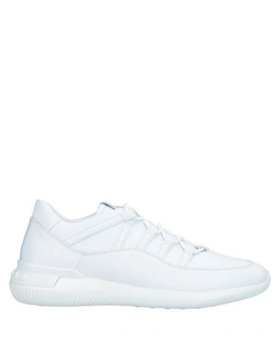 Shop Tod's Man Sneakers White Size 6.5 Soft Leather