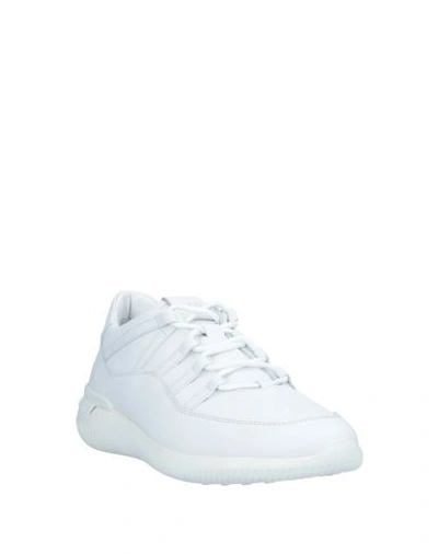 Shop Tod's Man Sneakers White Size 6.5 Soft Leather