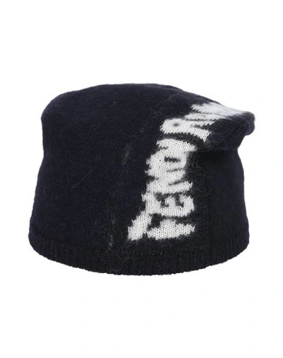 Shop Fendi Hat In Black